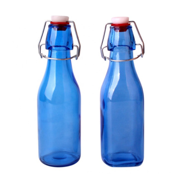 hotsale good quality glass bottle with swing lid